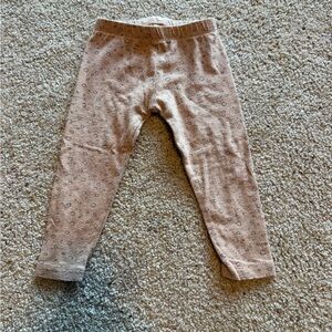 Rylee + Cru Brown Bubble Patterned Leggings